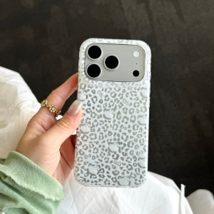 Sanrio | Cute Half Pack Leopard Print Sanrio Hello Kitty Head Phone Case For Iphone 17 Pro 16 15 Pro Max Shockproof Protective Back Cover