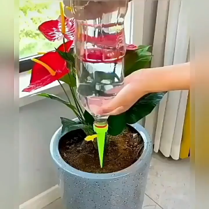 หัวหยดน้ำต้นไม้ หัวหยดน้ำต้นไม้อัตโนมัติ 5ชิ้น ปรับหยดช้าหรือเร็วได้ หัวหยดน้ำต้นไม้ รดน้ำต้นไม้