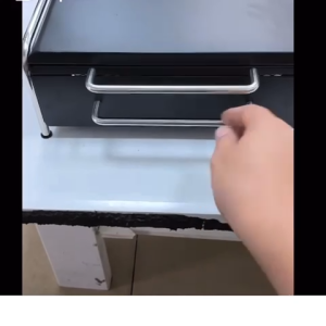 ~SG Stock~ Dustproof Metal Drawer with Divider Rack Coffee Machine Stands Coffee Machine Holder Coffee Machine Rack Coffee Capsule Storage Drawer Instant Powder Drink Storage Rice Cooker Stand Rice Cooker Holder Air Fryer Stand Air Fryer Holder