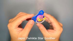 Japlo Food Grade Silicone Twinkle Star Soother Pacifier Baby Puting with Night Glow Handle  安抚奶嘴
