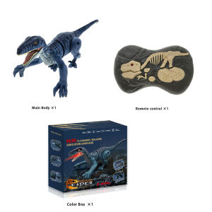 2.4GHz Remote Control Dinosaur Robot Walking And Roaring Mini Dinosaur Light And Sound Ideal Childrens Birthday Christmas Gift