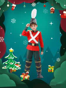 Boys Toy Soldier Costume Halloween Stage Performance Outfit Kids Military Role Play Set  - New Arrival 2025
