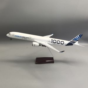 New 47cm 1/157 Scale Prototype A350-1000 Diecast Resin Airplane Model Toy Kit with Stand For Display Collection or Aviation Gift
