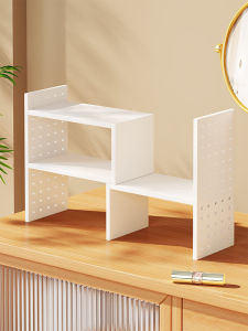 MUGG | Extendable Double Layer Cosmetic Storage Box Wood