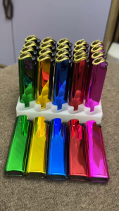 Combo 5 cái Quẹt Gas - Bật Lửa mã HD 1909 thân bọc kim loại sơn bóng đẹp mắt  ngọn lửa thường có thể bơm sạc khi hết gas hàng Việt Nam chất lượng cao