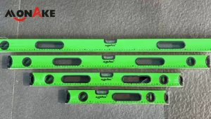 MONAKE German Level magnetik Waterpass Aluminium Waterpas Magnetic Akurat Perkakas 40/60/80/100CM