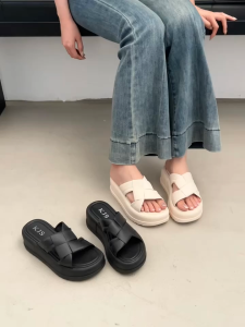 6CM Summer Womens Outerwear High Sandals Korean Sandals High Quality