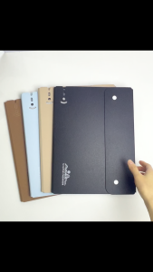 Portfolio Folder with Memo Pad File Folder Paper Organizer A4 Padfolio Document Storage Bag Office School Supplies