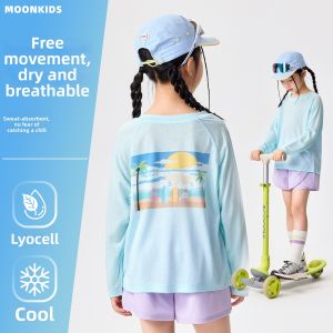 Moonkids | Sun Protection Tencel Shirt for Girls
