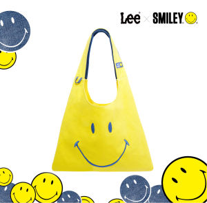 Lee | Túi Tote Vải Canvas Jeans Hợp Tác cho Sinh Viên Dung Lượng Lớn