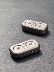 Meade | Đồ Chơi Giảm Căng Thẳng Từ Tính Gao Studio PC Owl Fidget Slider Đồ Chơi Cầm Tay EDC Dành Cho Người Lớn Hỗ Trợ Giảm ADHD Lo Âu Căng Thẳng Văn Phòng Bằng Kim Loại Xoay Đẩy Kiểu Spinner.