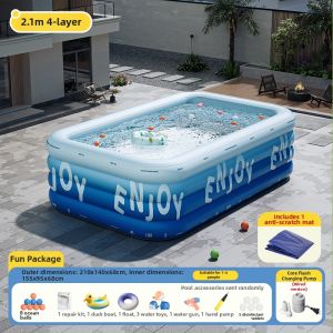 EnjoyLife | Thickened Inflatable Family Pool