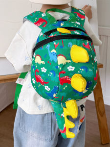 Cute Dinosaur Childrens Backpack 2025 New Outgoing Baby Bag Kindergarten Boys Backpack Waterproof Zipper Medium Capacity
