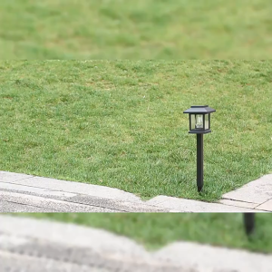 Solar Pathway Lights LED Tungsten Light Outdoor Ground Plug Lawn Lamp Decoration for Garden/Yard