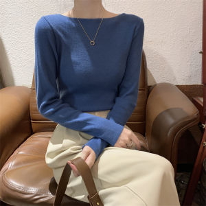 New Fashion Forward Design Long Sleeve Knit Top
