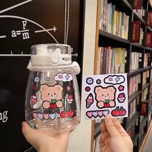 Cute Waterproof Stickers: Cartoon Water Cup Stickers, PVC Stickers for Mobile Phone, Thermos Cup Stickers, and Hand Account Spot Labels