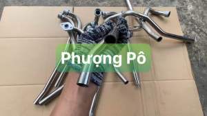⚡️FREESHIP⚡️ Cổ pô inox 201 PHI 22x2 li cho WAVE-DREAM-CUP-SIRIUS-W17-NEO-AB13-SHVN 19...vv