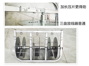 Ruizhidong Wire Fly Reel Three Or Four Plates More than Wire Rack Electrician Fly Reel BV Pay-off Handy Gadget
