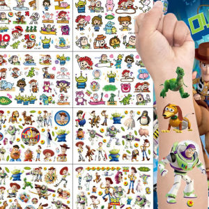 Bandai | 2026 HOT Toy Story temporary tattoo stickers pieces cute cartoon design for kids party cosplay ideal child birthday gift