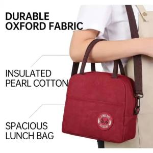 Insulated Lunch Box Bag Oxford Cloth Meal Bag Ice Bag Student Lunch Outdoor Picnic Meal Bag Tote Bag Bento Bag