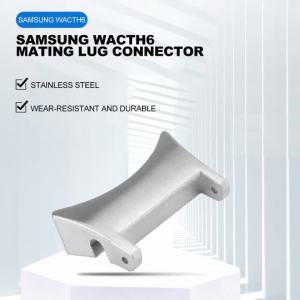 2 Bộ Chuyển Đổi Thép Không Gỉ Đầu Nối Nhanh Dành Cho Samsung Galaxy Watch 6 5 4 40 44mm Tương Thích Với Galaxy Watch6 Classic 42 46mm 43 47mm