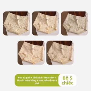 MiiOW | Quần Lót Góc Phẳng Dài Crotch Chống Khuẩn Cotton