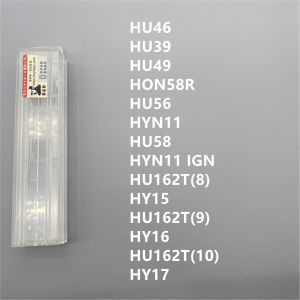 new!Lishi 2 in 1 Tool HU39 HU46 HU49 HU56 HU58 HU162T(8) HU162T(9) HU162T(10) HON58R HYN11 HY15 HY16 HY17 Locksmith Tool