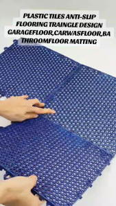 TENSTAR-PLATIC TILES  For FLOOR 25x25 TILES FOR BATHROOMFLOOR Non-SLIP DURABLE PLATIC TILES