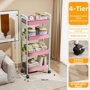 evesigar | Multi-layer Movable Storage Rack