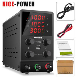 120V/60V/30V 10A / 5A Digits Digital Variable LAB DC Power Supply Adjustable Voltage Regulator Laptop Repair Rework AC 220V