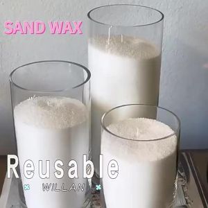Wholesale Diy Pearl Wax sand wax Scented Candles Christmas Ncandles Sand Wax Flameless Candle Product
