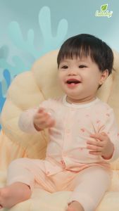 LULLABY - Bộ cài giữa dài tay cho bé trai/bé gái - NH348N