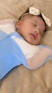 BABY TATTOO ถุงนอนเด็ก ผ้าห่อตัวทารกสำเร็จรูป แบบซิปรูด ผ้าห่มนอนเด็กทารก ผ้าCotton ตาข่ายระบายอากาศ 0-12 เดือน เบบี้ แทททู