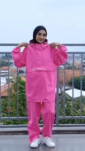 Jas Hujan HECTICDAY Jas Hujan Pria Wanita Raincoat Dewasa Anti Air Bahan Import Kangaroo Original