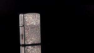 Zippo Tibet Grass Design Silver Color Pocket Lighter | เชื้อเพลิน Zippo ZBT-3-19d ไม่มีเชื้อเพลิงภายใน โปรดซื้อแยกต่างหาก