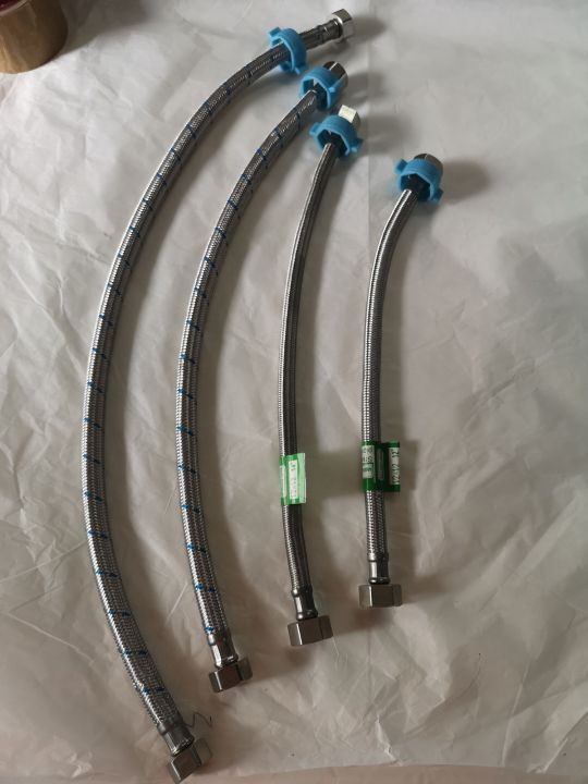 water flexible hose lavatory hose braided hose 12"14"18"24" 1/2x1/2
