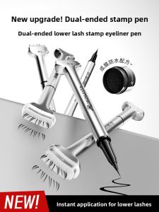 MONLEYTA | Dual-Head Lower Lash Stamp Eyeliner Pen Two-In-One Simulation Eyelash Waterproof Sweat-Proof Non-Smudging Tool Natural Look