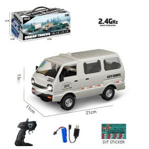 2.4G RC Cars 1:16 Remote Controlled Trucks Cargo Truck Floating Van Small Truck Truck LED Truck Boys Girls Birthday Christmas