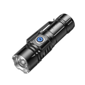 SMILING SHARK | Mini Bright Adjustable Zoom Portable Magnetic Flashlight