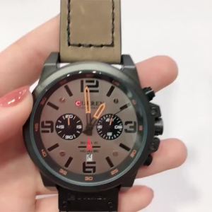CURREN 8314 Watch For Men Top Brand Luxury Leather Quartz Men Watches Date Business Sport Male Wristwatch Clock Montre Homme