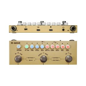 M-vave Cube Baby Multi Effects Pedal Có Thể Sạc Lại 8 Mô Phỏng Tủ IR Cho Đàn Bass Điện/đàn Guitar Acoustic Với Distortion Overdrive Delay Reverb