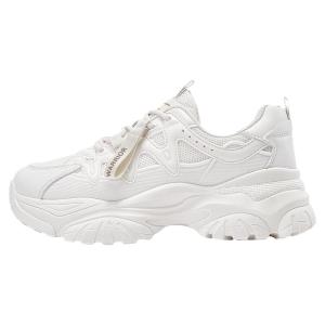 Warrior | Daddy Shoes for Women Thick Soles White Sport Shoes