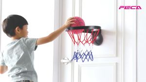FECA SP1 Premium Basketball Set | Mini Basketball Hoop for Indoor Sports & Family Fun | Adjustable Wall-Friendly & Durable