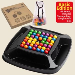 ZHENG FU | Parent-Child Interactive Rainbow Ball Beads Board Game Cognitive Development Toy