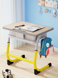 Adjustable Height Study Desk Childrens Learning Desk Classroom Home Use Writing Desk Tutoring Center School Training Table
