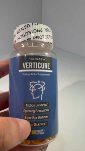 Inner Ear Balance Booster VERTICURE Effective Relief for Vertigo Motion Sickness Dizziness Tinnitus & Migraine