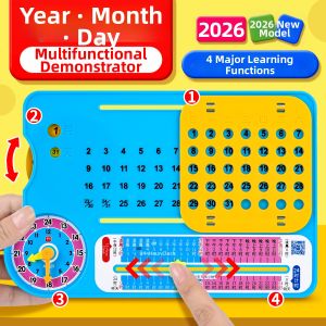 KANGBAIAI | 24hr Calendar & Time Learning Aid 3rd Grade
