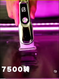 ล่าสุดไร้สายตัดผมแบตเตอรี่แบบชาร์จไฟได้ตัดผมแบตเตอรี่ที่มีรูปแบบการรับประกันผลิตภัณฑ์จอแสดงผล LCD