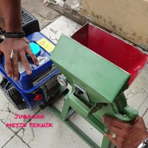 Mesin Giling Tepung Beras Jagung Serbaguna FFC15 + Mesin Penggerak Bensin Gx160