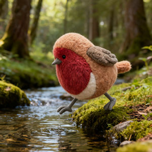 20CM Interesting Simulation Bird With Pointed Beak Plush Toy Soft Animal Home Decoration Christmas Gift Childrens Birthday Gift